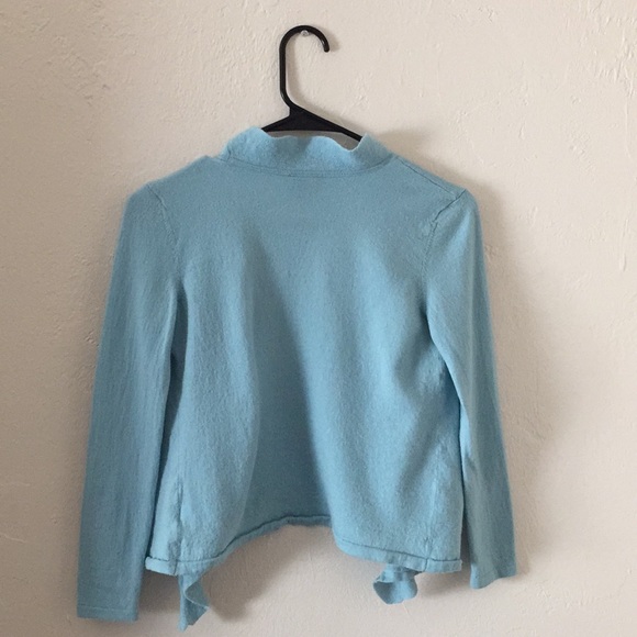 TALBOTS merino wool open sweater cardigan size s - Picture 4 of 5